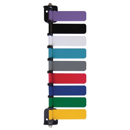 Omnimed Room ID Flag System, 4" Std 9 Color Set (Quickly & Clearly Alert Staff 291839